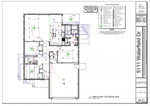 Electrical Floor Plan Sample